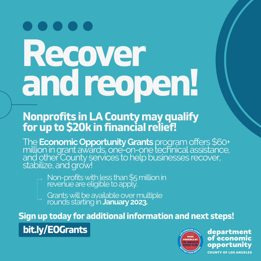 LA County Launches New Business and Workforce Assistance Programs