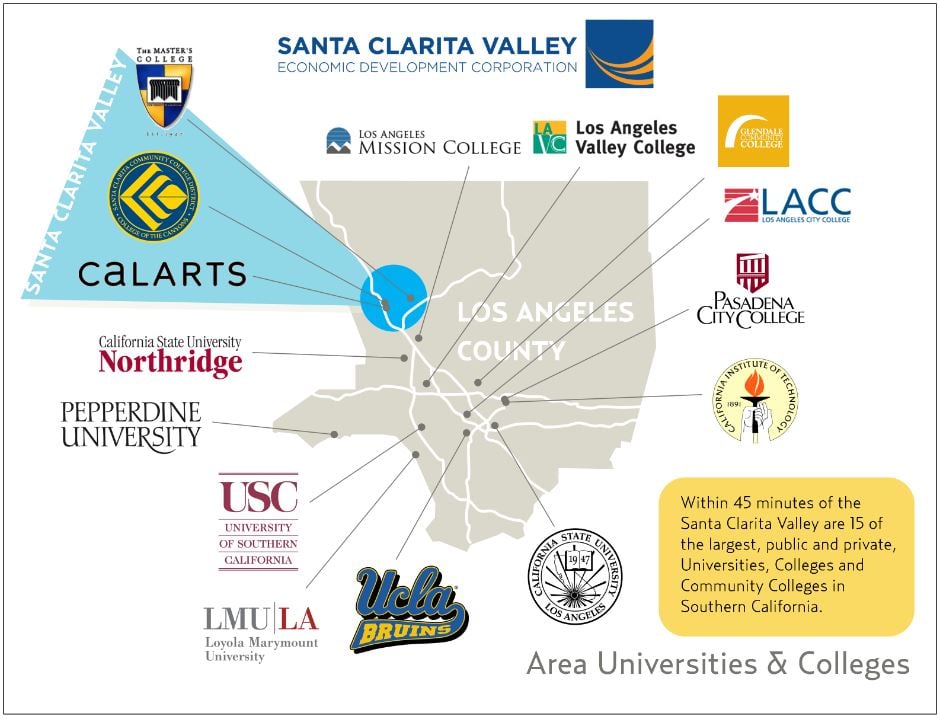 colleges map