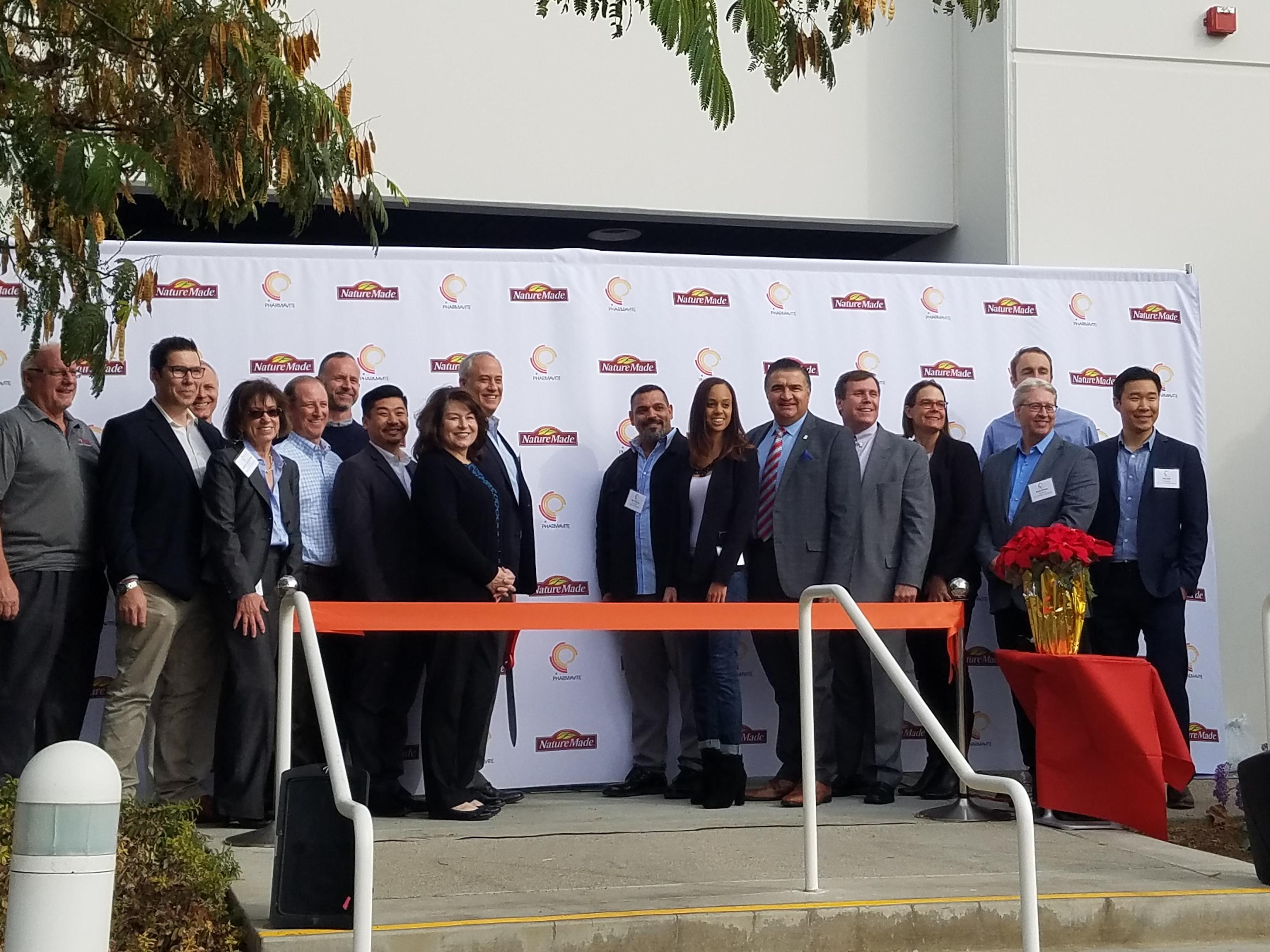 pharmavite ribbon cutting