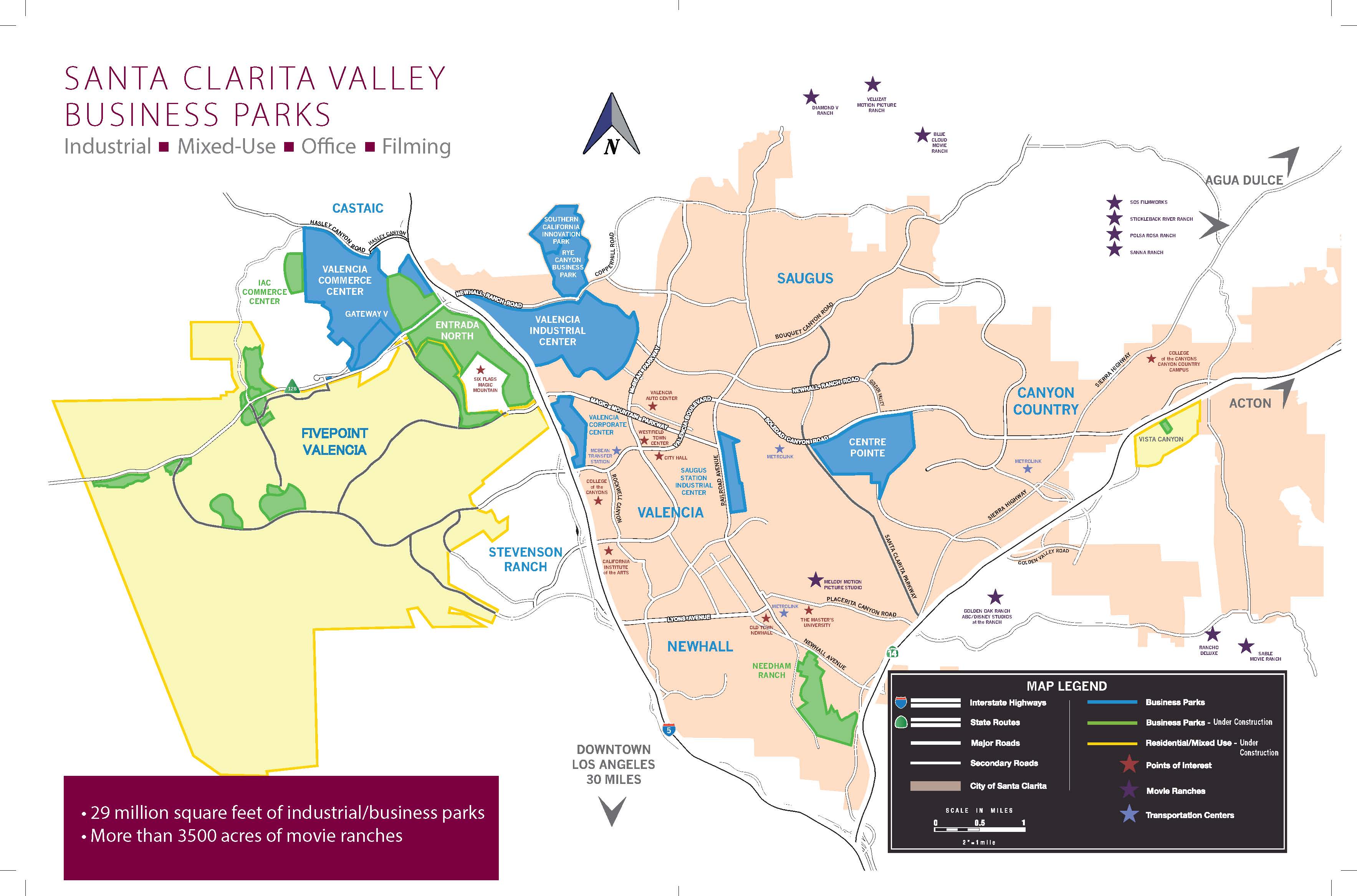 SCV Business Park Map